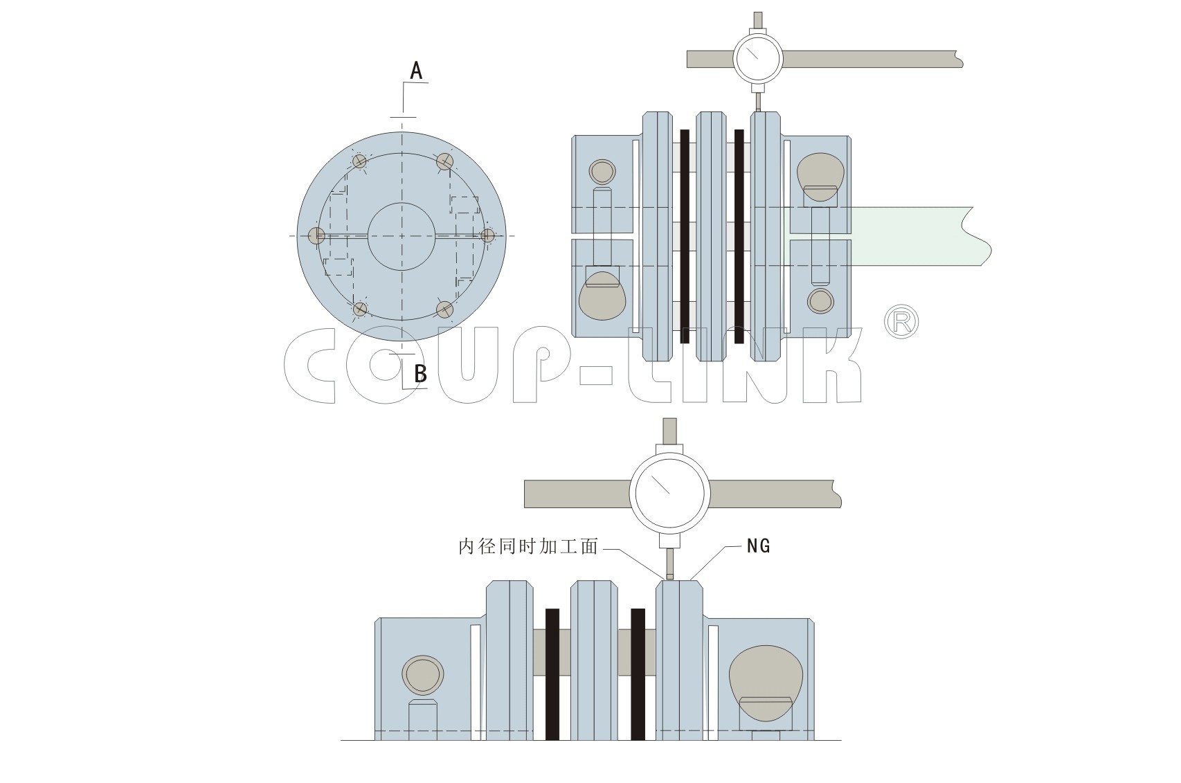 定位螺丝固定螺纹式弹性联轴器LK1系列-联轴器厂家